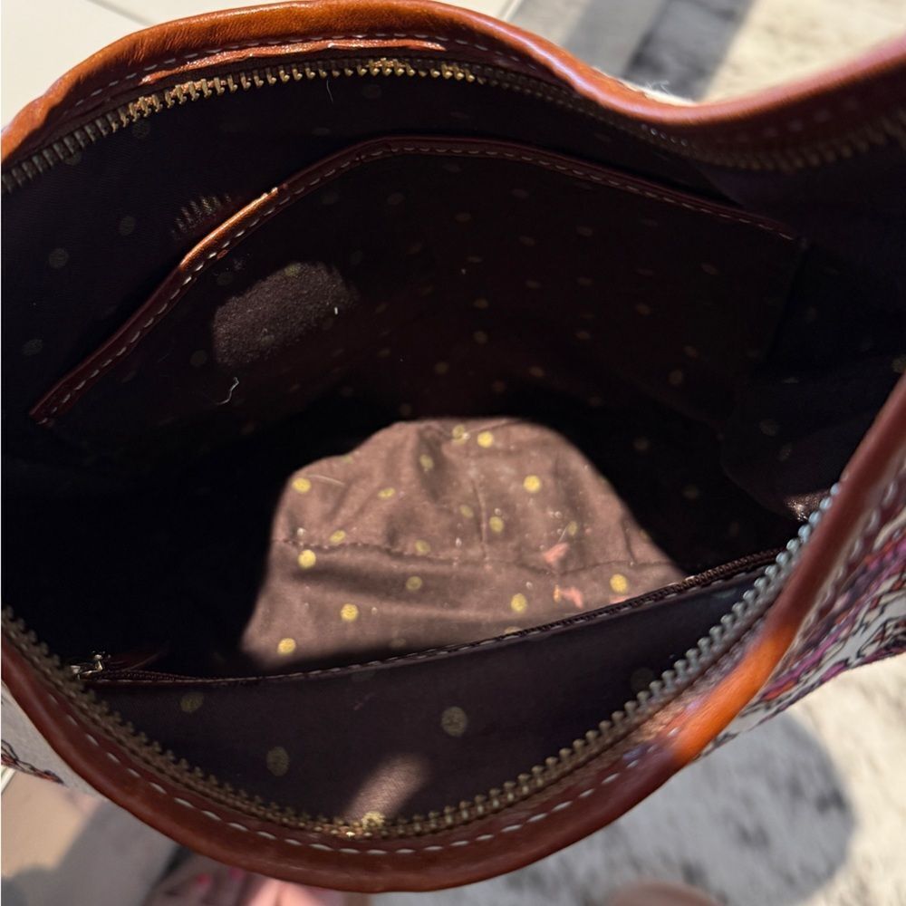 Kate Spade Vintage Paisley Floral Small Zippered Hobo Bag - Picture 9 of 9
